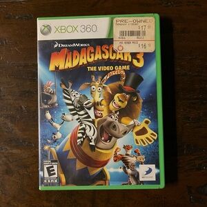 Madagascar 3 video game for Xbox 360, tested & works